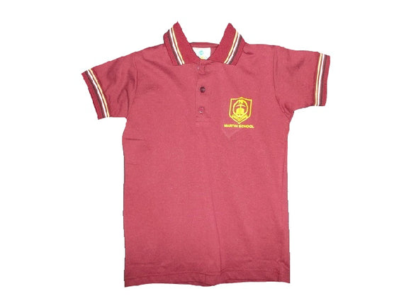 Martin Striped Golfshirt