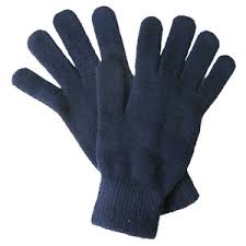 Navy Gloves