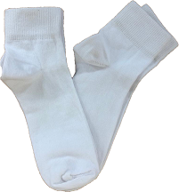 Radford House White Short Socks (Double Pack)