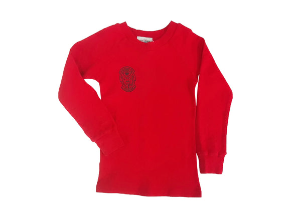 St Dominics Red Long Sleeve T-Shirt