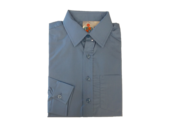 Farrarmere Blue Long Sleeve Shirt (Double Pack)