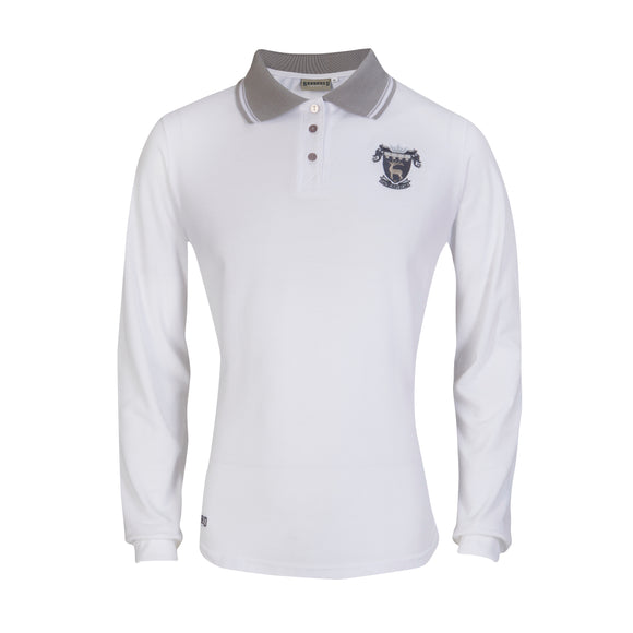 White Long Sleeve College Female Golf Shirt ( compulsory)