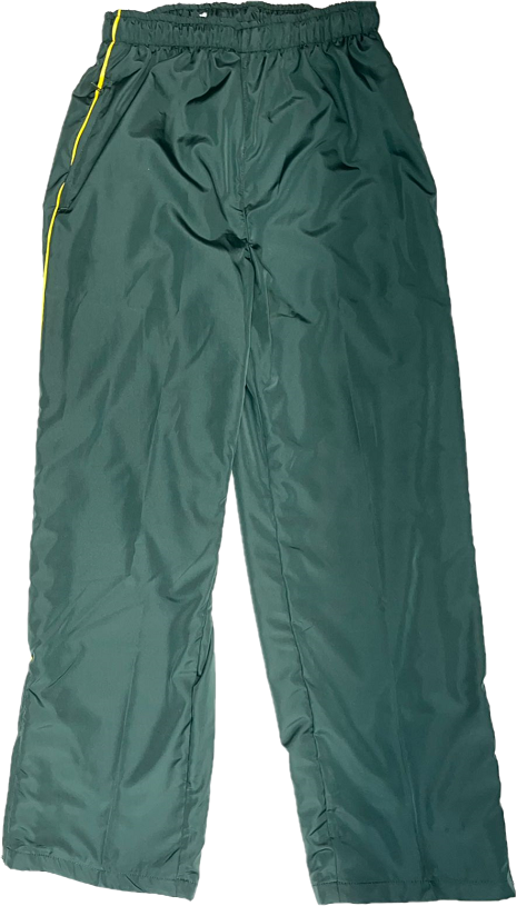 Green school track pants deals