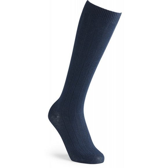 Navy Knee Length Socks (double pack)